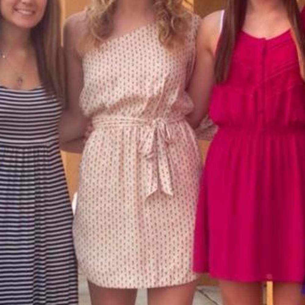 BCBG one shoulder dress